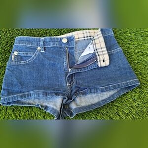 Burberry Vintage Y2K Denim Shorts   | Made in England | Nova Check